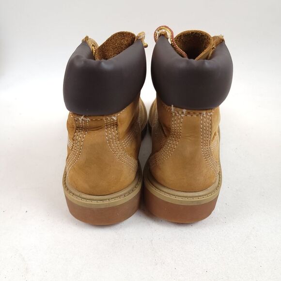 Timberland Suede Leather 6 inch Camel Tan Boy 200 Gram Size 12.5M Boots - Picture 4 of 10